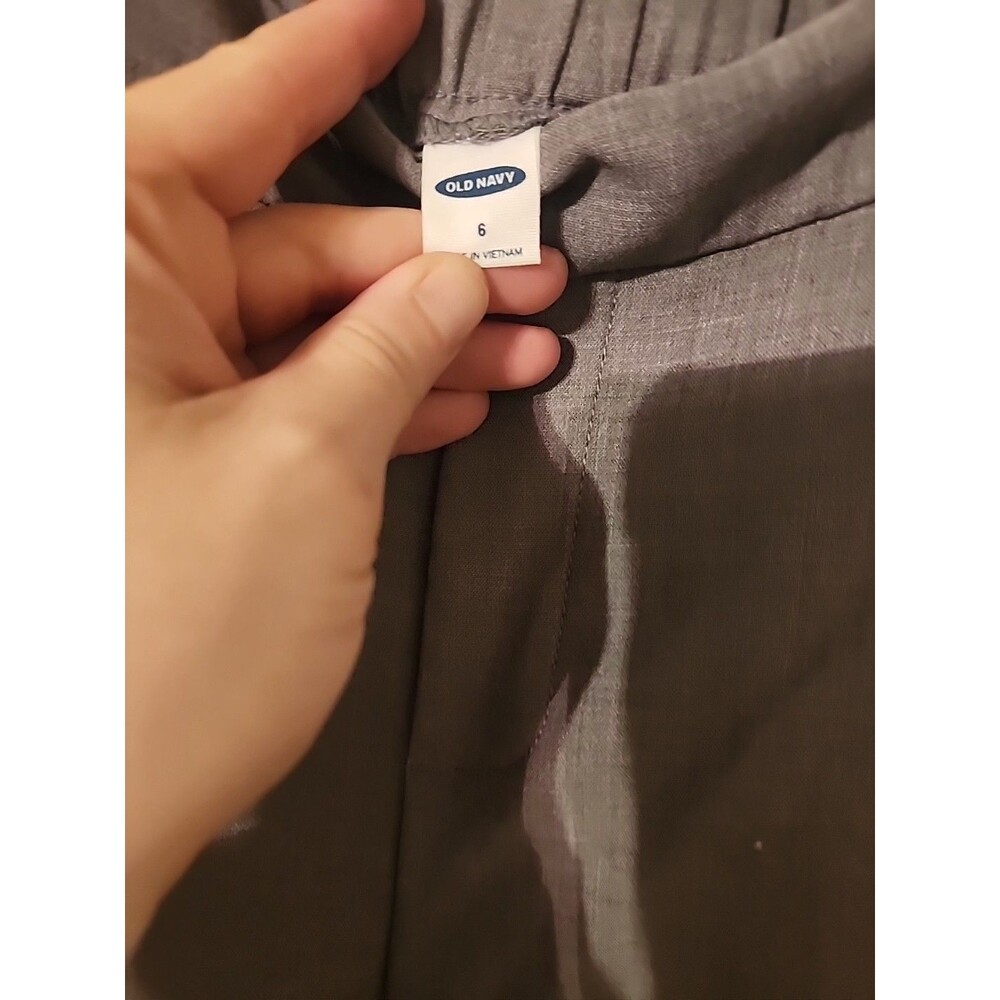 NWT Old Navy Women's Gray Slacks Size 6 Stretch Dress Pants Work Career Office - Picture 3 of 5